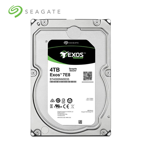 Disco Duro empresarial Seagate Exos 7E8 4TB 128M SATA 6 Gb/s HDD ordenador de sobremesa 3,5 7200RPM 4000GB servidor Disco Duro ST4000NM0035 ► Foto 1/6