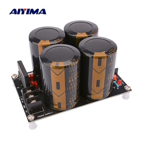 AIYIMA-fuente de alimentación con filtro rectificador 50A, tarjeta de Audio, 63V, 10000UF, Doble potencia, bricolaje, LM3886, TDA7293, placa amplificadora de altavoz de sonido ► Foto 1/6