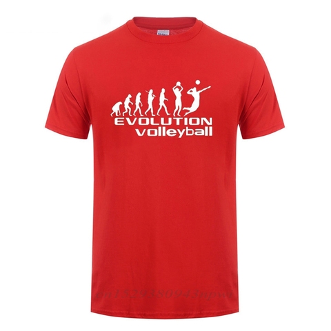 Evolution-Camiseta deportiva de voleibol para hombre, Camiseta ajustada de hip hop, ropa informal de moda para fitness, camiseta de equipo ► Foto 1/6