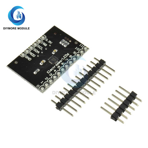 Módulo controlador de Sensor táctil capacitivo MPR121, interfaz I2C, teclado, pantalla táctil LCD, placa de desarrollo de zumbador para Arduino ► Foto 1/6