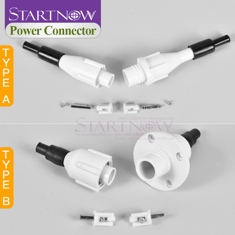 Adaptador de conector de fuente de alimentación láser enchufe de alta tensión Cable de corriente Cable PSU para tubo de máquina de grabado de corte CO2 ► Foto 1/6