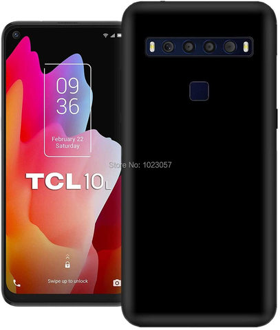 Funda suave para TCL 10L, cubierta de silicona mate, protección completa 360, para TCL 10L 10 Pro ► Foto 1/6