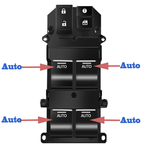 Interruptor de ventana de potencia automática de cuatro puertas, para Honda Fit, Jade, Vezel, VRV, ciudad de XR-V, 2022, 2014, 2015, 2016, 2017, 2022, 2022, novedad de 2022 ► Foto 1/5