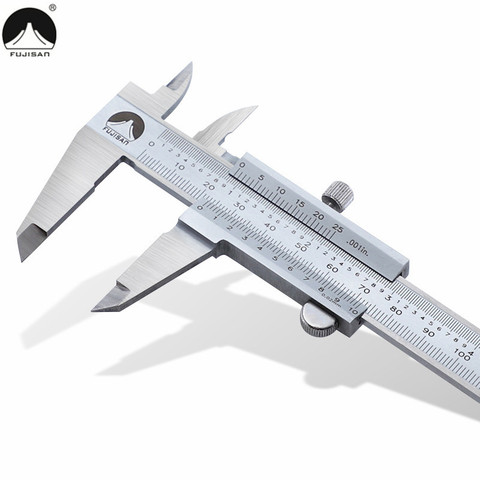 Calibre Vernier 0-150/200/300mm 1/1000in micrómetro pulgada/calibre métrico de Metal inoxidable instrumento de medición del medidor deslizante de acero ► Foto 1/6