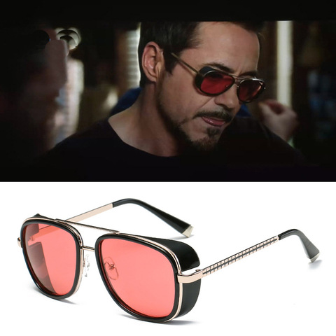 Iron Man-Gafas de sol de diseño Vintage para hombre, lentes de sol unisex con revestimiento de Rossi, estilo retro, con protección UV400 ► Foto 1/6