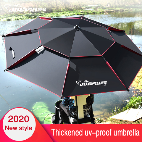 Sombrilla plegable para pesca en la playa, sombrilla a prueba de lluvia para exteriores, protección solar Anti-UV, toldo de Camping, lona impermeable portátil ► Foto 1/5