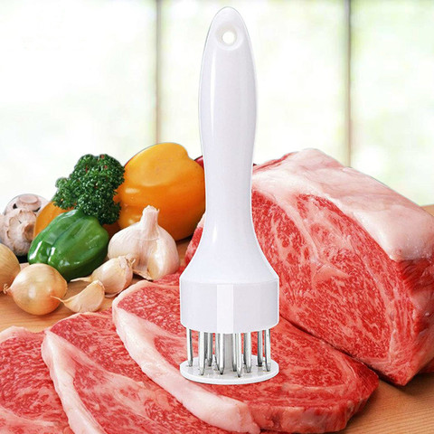 Ablandador de carne con agujas, utensilios de cocina profesionales, mazo de carne Jacquard, accesorios de ablandar, cuchilla afilada para filete ► Foto 1/6