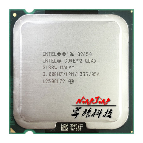 Procesador Intel Core 2 Quad Q9650 3,0 GHz Quad-Core 12M 95W LGA 775 ► Foto 1/1