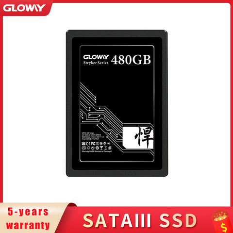 Gloway, alta calidad, 5 años de garantía, SSD, 240GB, 480GB, 512GB, SATAIII SSD SATA3, unidad de estado sólido HD, a precio de fábrica ► Foto 1/6