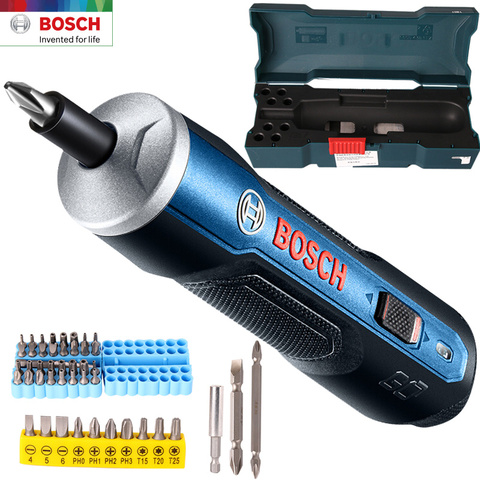 Bosch Go recargable 3,6 V destornillador inalámbrico inteligente Mini herramienta eléctrica, 6 modos de juego de herramientas de destornillador de Torques ajustables ► Foto 1/6