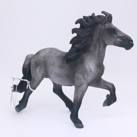 CollectA-figuras de animales de granja de campo, modelo de simulación de Dun azul, Stallion islandesa, n. ° 88826 ► Foto 1/6