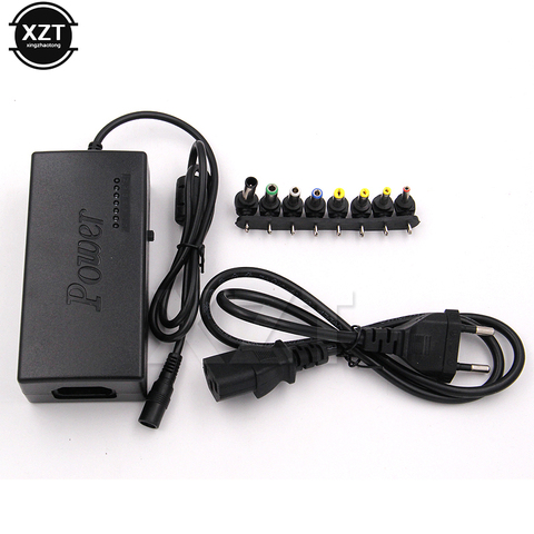 Adaptador de corriente Universal para portátil, cargador de 96w, 12-24V, para DELL, HP, ASUS, Lenovo, Sony, Toshiba, 5,5x2,5/1,7/2,1mm, Notebook, enchufe de la UE y EE. UU. ► Foto 1/5