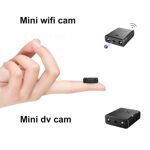 Mini cámara Wifi Full HD 1080P, videocámara de seguridad para el hogar, visión nocturna, microcámara secreta, detección de movimiento, grabadora de vídeo y sonido ► Foto 1/6