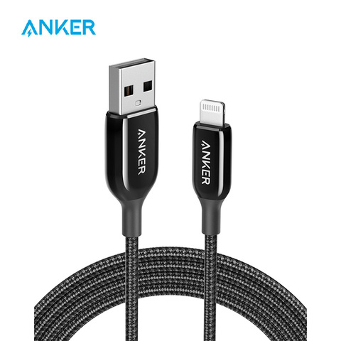 Anker Powerline + III Lightning A USB un Cable (3ft MFi certificado) USB de carga/sincronización Lightning Cable Compatible con iPhone 11 ► Foto 1/6