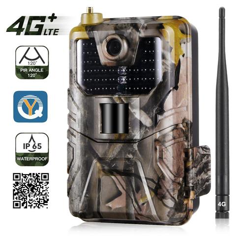 Cámara de rastreo SunTek con aplicación, servicio en la nube, móvil 4G, cámara inalámbrica de 20MP para caza silvestre HC900LTE, 1080P, 0,3 S, visión nocturna camera de trilha caça camara   camara fototrampeo ► Foto 1/6