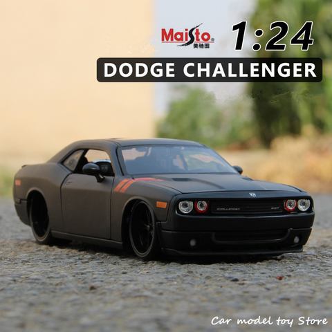 Maisto 1:24 2008 Dodge Challenger fabricante autorizado simulación aleación coche modelo manualidades decoración colección herramientas de juguete ► Foto 1/6