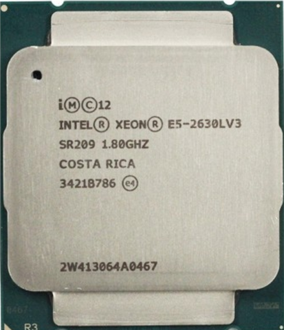 Frecuencia principal de CPU E5 2630LV3, 8 núcleos, 16 hilos, 2011, 1,86G, 8 núcleos, E5, 2630LV3, 1,8G ► Foto 1/1