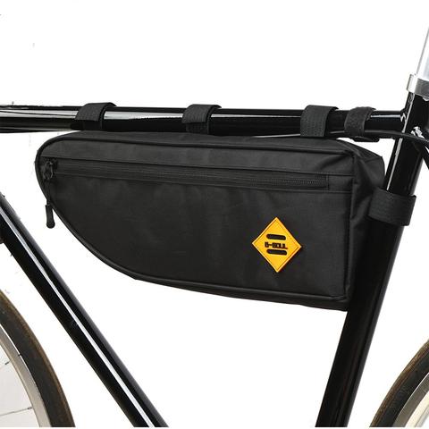 B-soul-bolsa para cuadro de bicicleta, bolsa triangular para cuadro frontal de bicicleta, resistente al agua, Bolsa de tubo superior, batería ► Foto 1/6