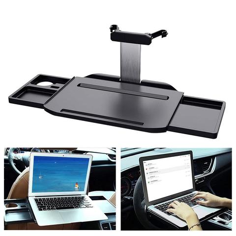 Soporte Universal de escritorio para ordenador portátil de coche, bandeja para mesa de comedor, para comida, bebida, café, volante ► Foto 1/6