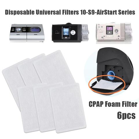 Filtro de espuma CPAP ResMed, suministros de filtros universales desechables de primera calidad para ResMed AirSense 10-s9-airstar-series CPAP ► Foto 1/6