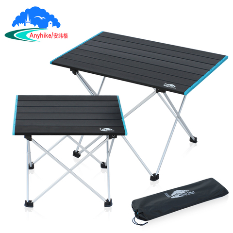 Pícnic al aire libre mesa plegable super luz de aleación de aluminio de pesca mesa de camping silla de mesa de auto conducción mesa de picnic ► Foto 1/6