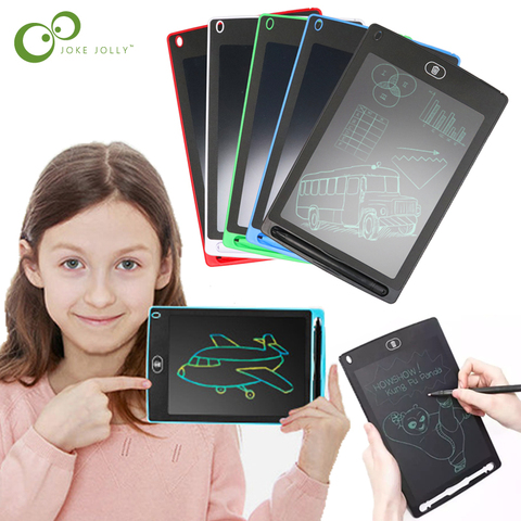 Tableta de dibujo de escritura creativa para niños, Bloc de notas Digital LCD, tabla gráfica, escritura a mano, tablón de anuncios, juguetes educativos ZXH, 8,5/12 pulgadas ► Foto 1/6