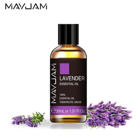 Difusor de aceite de lavanda Esseantial, aceites esenciales naturales puros de jazmín rosa, eucalipto, Ylang, aceite aromático de árbol de té de vainilla, 30ML ► Foto 1/6