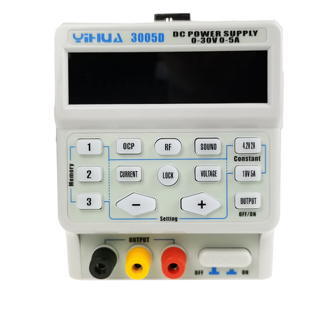 YIHUA 3005D fuente de alimentación 5A 30V DC fuente de alimentación ajustable alimentación de laboratorio ► Foto 1/6