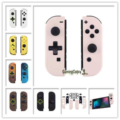 Carcasa de controlador personalizado (versión d-pad), con botones de juego completo, carcasa de repuesto artesanal para NS Switch JoyCon ► Foto 1/6