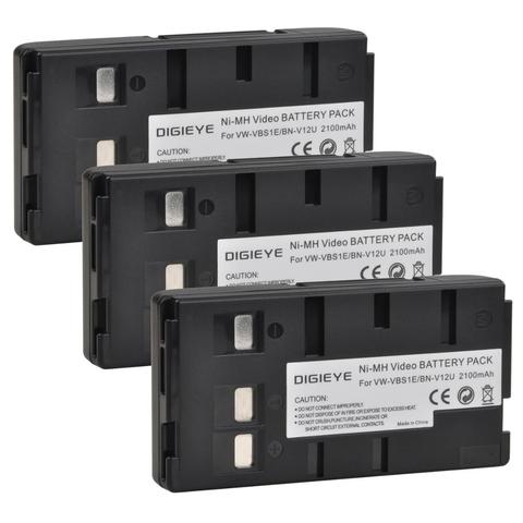 Batería de videocámara de 2100mah BN-V12U de VW-VBS1E para JVC BN-V10U, BN-V11U,BN-V12U,BN-V14U,BN-V15,BN-V18U, BN-V22U,BN-V24U,BN-V25U ► Foto 1/6