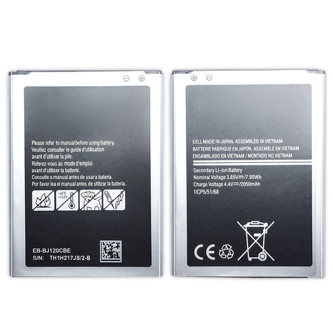 Batería de EB-BJ120CBE para Samsung Galaxy J1(2016), J120, J120F, J120A, J120T, J1, versión Express 3, 2050mAh, EB BJ120CBE + número de seguimiento ► Foto 1/6