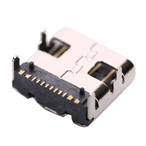 10 piezas 16 Pin SMT conector de enchufe Micro USB tipo C 3,1 hembra colocación SMD DIP para PCB diseño DIY carga de corriente ► Foto 1/6