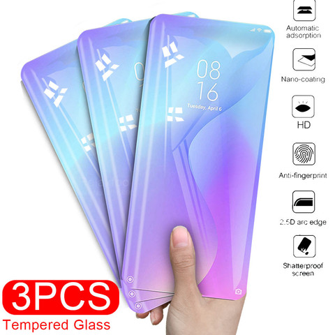 3 uds vidrio templado para xiaomi Mi 8 9 t lite pantalla protector para xiaomi 8 9 T pro 9 t 8lite 9tpro mi 9lite de seguridad armadura de vidrio ► Foto 1/6