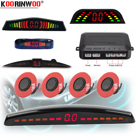 Koorinwoo-Sensor de aparcamiento para coches pantalla LCD ajustable original de 13mm, Sensor de aparcamiento para coches, alarma de detección de marcha atrás ► Foto 1/6