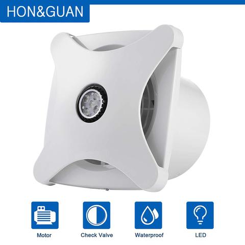 Hon & Guan 6 ''hogar ventilador baño garaje escape ventilador de techo y montaje en la pared del ventilador; súper silencioso, fuerte de escape HGA-150B ► Foto 1/6