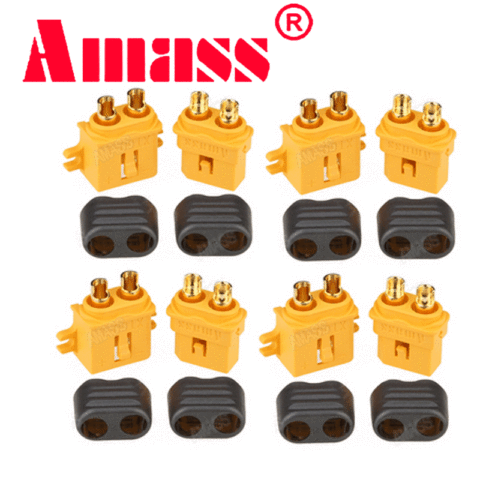 10 x Amass XT60 + XT30U XT60U XT90 XT90-S MR60 MR30 XT60PW XT90PW XT30PW AS150 XT150 XT60-P MR30PB MT30 MT60 conector (5 pares) ► Foto 1/6