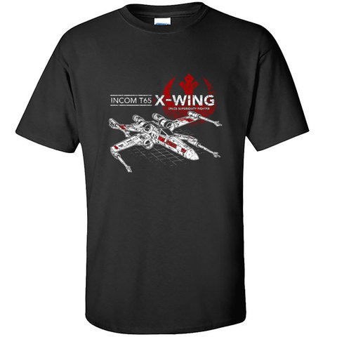 Camiseta TIE Fighter de ocio para hombre, camisetas impresas para hombre, camisola de avión, ropa de moda ► Foto 1/6