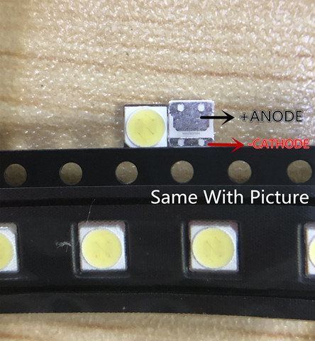 50 piezas para unids LCD TV reparación LG led TV backlight tira de luces con diodo emisor de luz 3535 SMD LED beads 6 V ► Foto 1/5