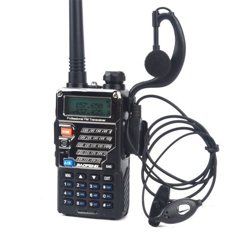BAOFENG-walkie-talkie de doble banda, UV-5RE, VHF/UHF, con auricular ► Foto 1/6