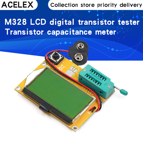 LCR-T4 Mega328-medidor Digital de transistores con pantalla LCD, diodo de retroiluminación, triodo, capacitancia, MOS/PNP/NPN/JFET ► Foto 1/5