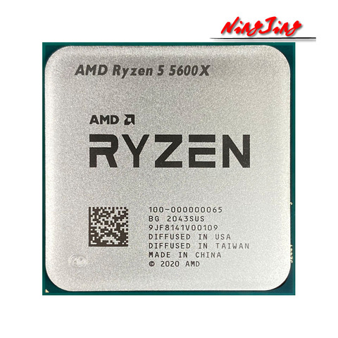 AMD-procesador de CPU Ryzen 5 5600X R5 5600X de 3,7 GHz, seis núcleos, 12 hilos, 7NM, 65W, L3 = 32M, 100-000000065, enchufe AM4 ► Foto 1/1