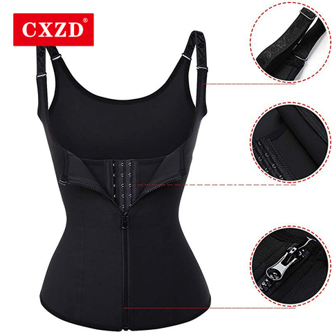 CXZD-Chaleco moldeador de cuerpo de talla grande S-4XL, entrenador de cintura, chaleco adelgazante, ropa moldeadora, corsé moldeador de cintura para pérdida de peso ► Foto 1/6