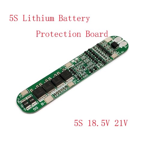 Batería de litio de iones de litio 5S, placa de protección de celdas de circuito integrado, 15A, cargador 18650, PCB, BMS, 18,5 V ► Foto 1/3