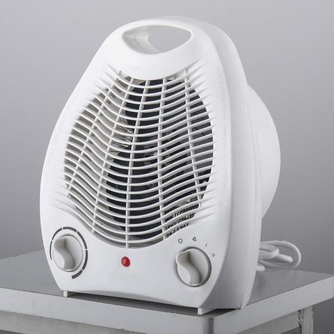 Ventilador eléctrico portátil ajustable, calefactor para oficina, escritorio, invierno, diseño de posición rápida, se puede soplar el viento normal ► Foto 1/6