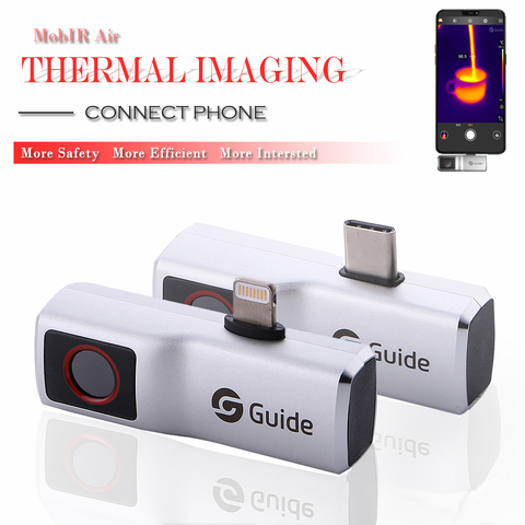 Cámara de imagen térmica mopir Air, videocámara con sensor de temperatura antipeep para Smartphone tipo C Android/IOS ► Foto 1/6