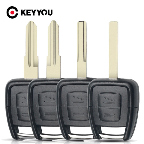 KEYYOU 2 botones para Opel Omega Vectra Frontera Astra Zafira Auto clave sin grabar reemplazo de carcasa Fob carcasa de llave a distancia de coche ► Foto 1/6