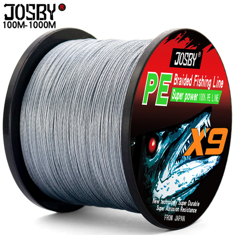 Línea de Pesca con mosca de 9 hebras, cable trenzado de PE para carpa, Mar giratorio, Multifilamento de 22 ~ 135LB, 2022 M, 1000M, 500M, novedad de 300 ► Foto 1/6