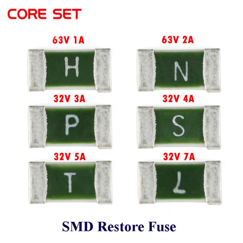 50 unids/lote un tiempo positivo de desconexión SMD restaurar fusible 1206 1A 2A 3A 4A 5A 7A ► Foto 1/6