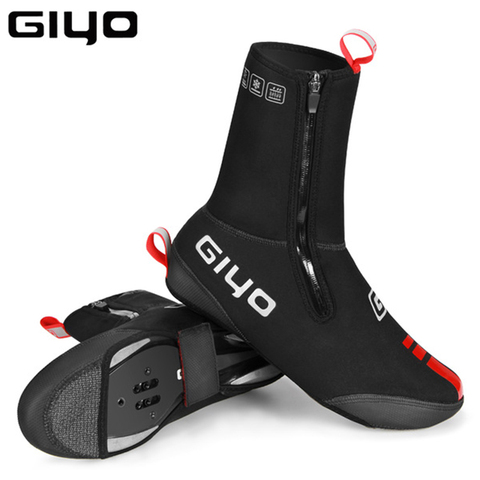 GIYO-Zapatillas de ciclismo impermeables y a prueba de viento, forro polar, Protector térmico, para ciclismo de montaña o carretera ► Foto 1/6