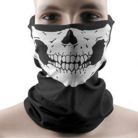 Bandana multifuncional de ocho calavera de Color para acampada, máscara facial para el cuello, para Halloween, Paintball, deporte de esquí, diadema, pañuelo para senderismo ► Foto 1/6